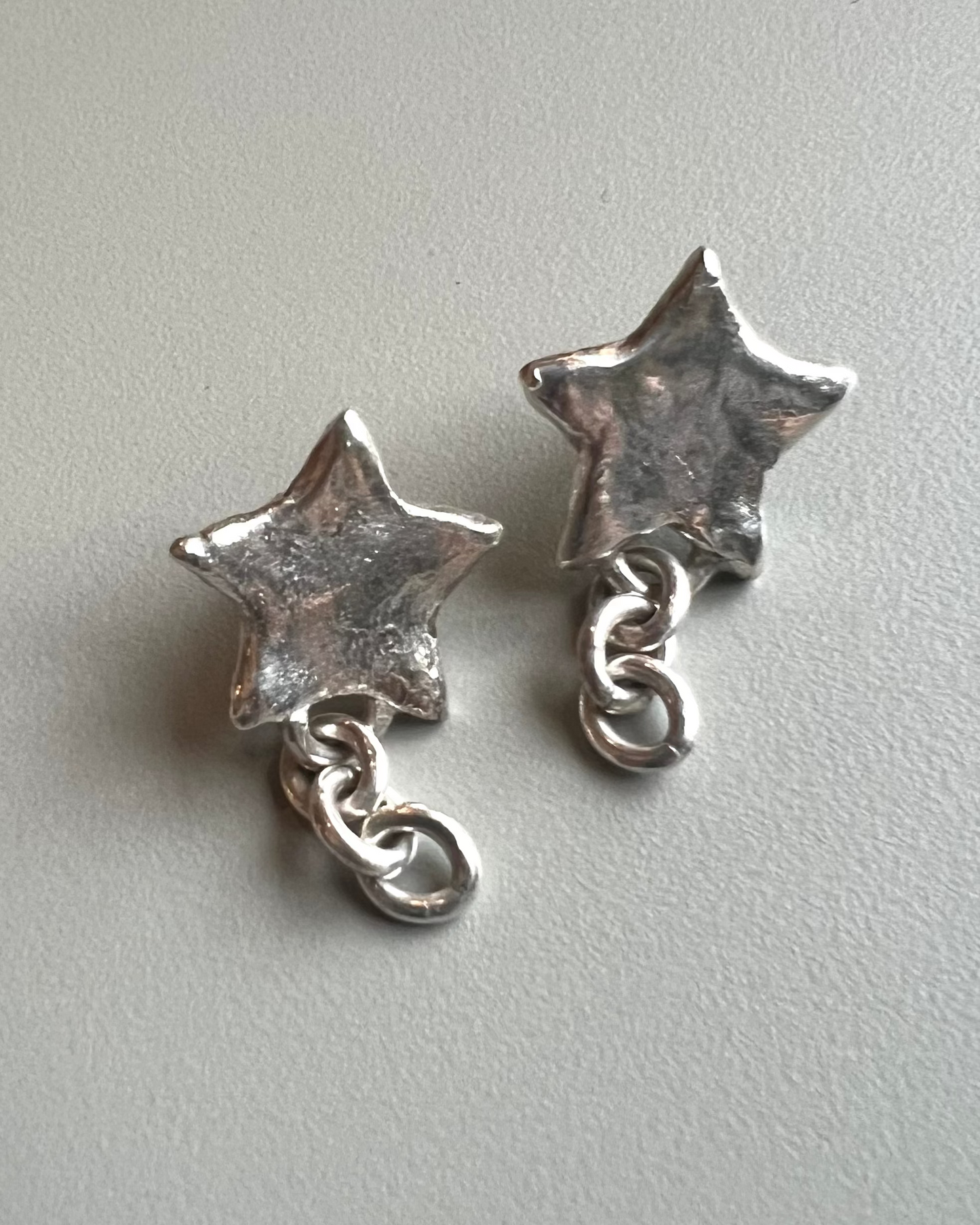 Star Chain Earrings