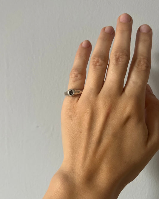 Cubic Zirconia Pinky ring