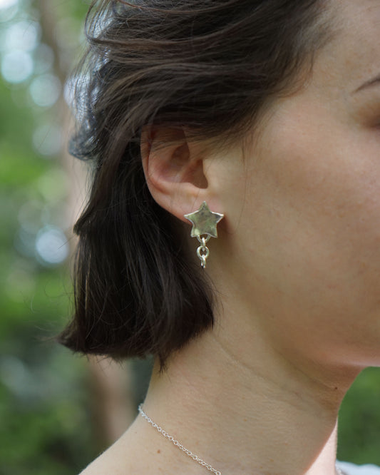 Star Chain Earrings