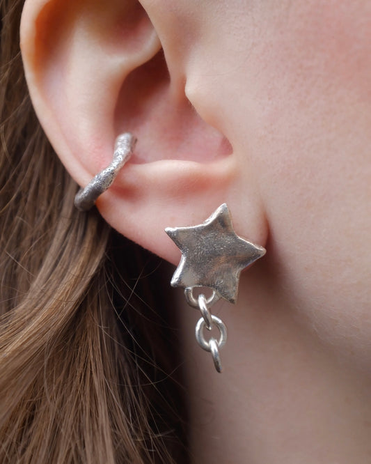 Star Chain Earrings