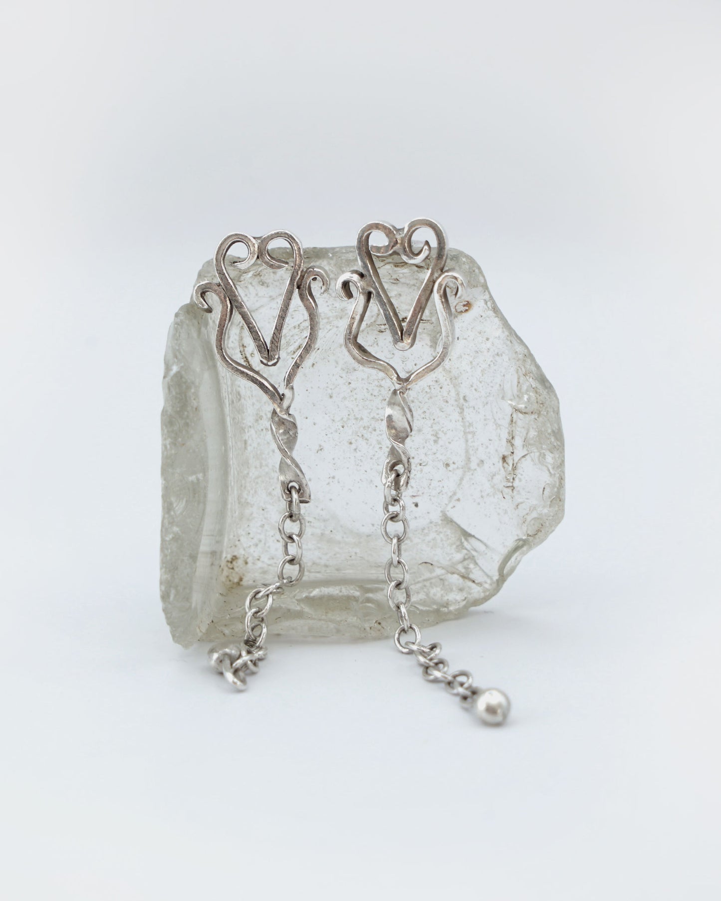 Forged Chain Earrings